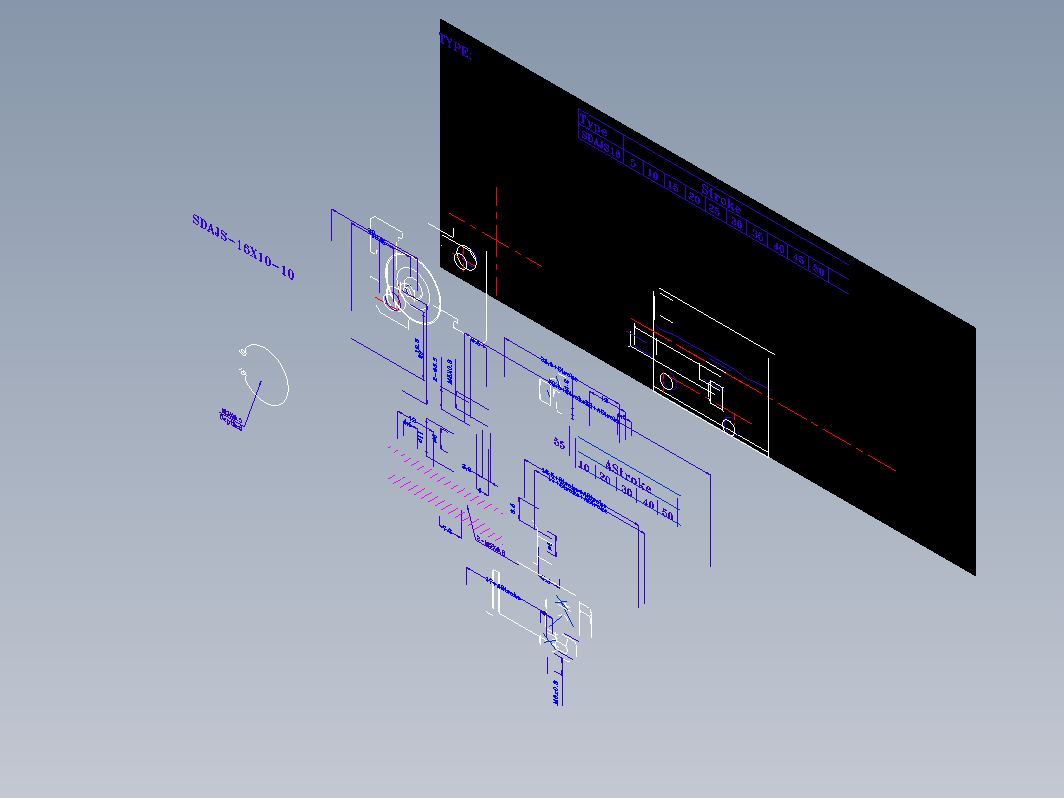 SDA气缸 83-SDAJ-16-SN