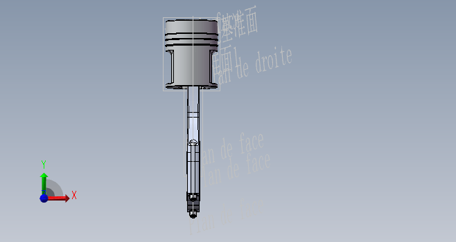 活塞连杆机构SW模型