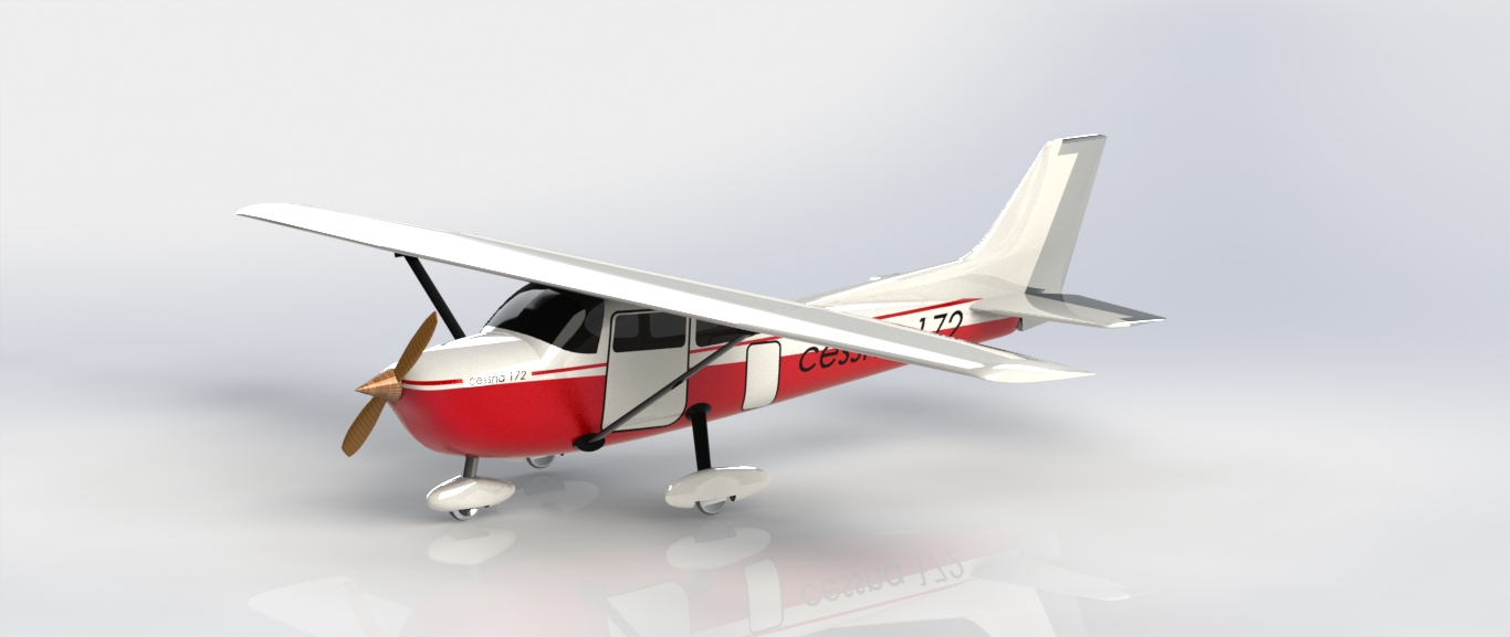 cessna 172 skyhawk小型私人飞机