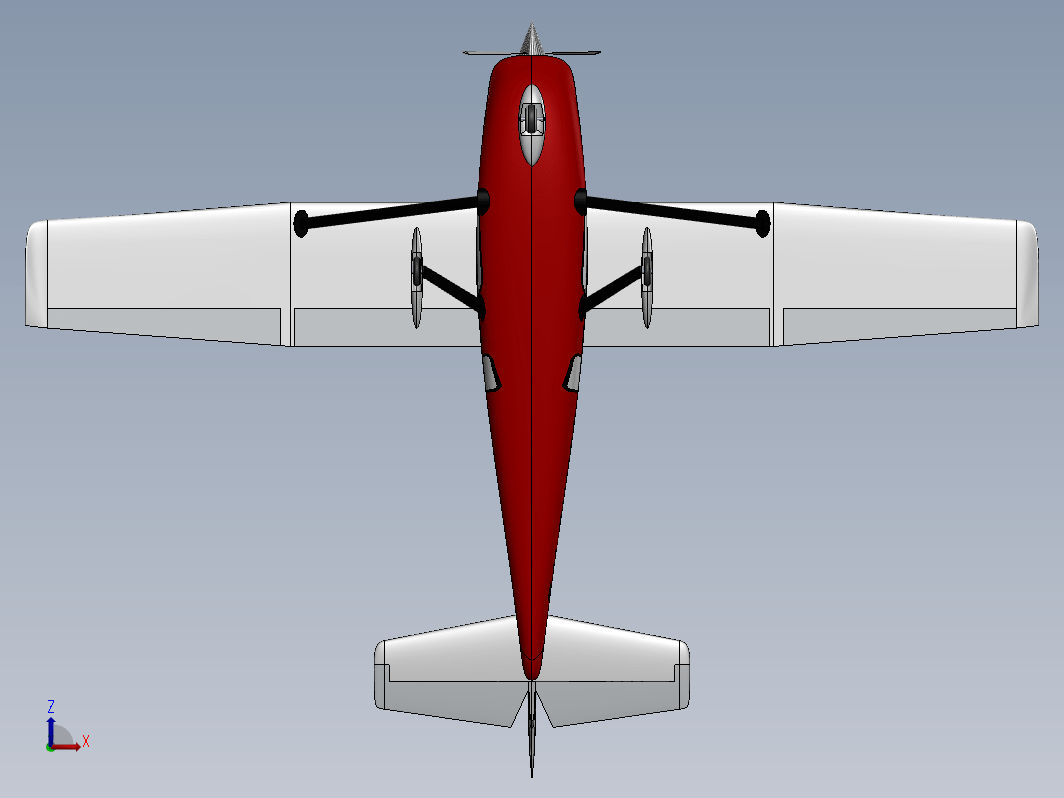 cessna 172 skyhawk小型私人飞机