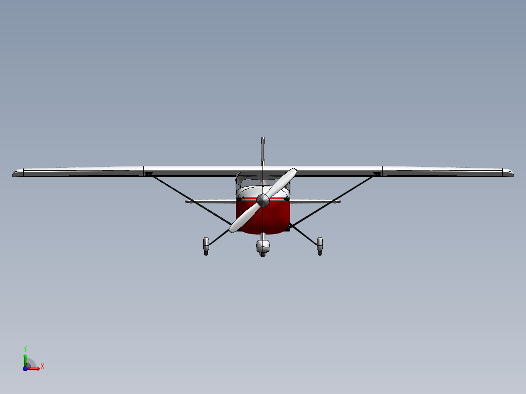 cessna 172 skyhawk小型私人飞机