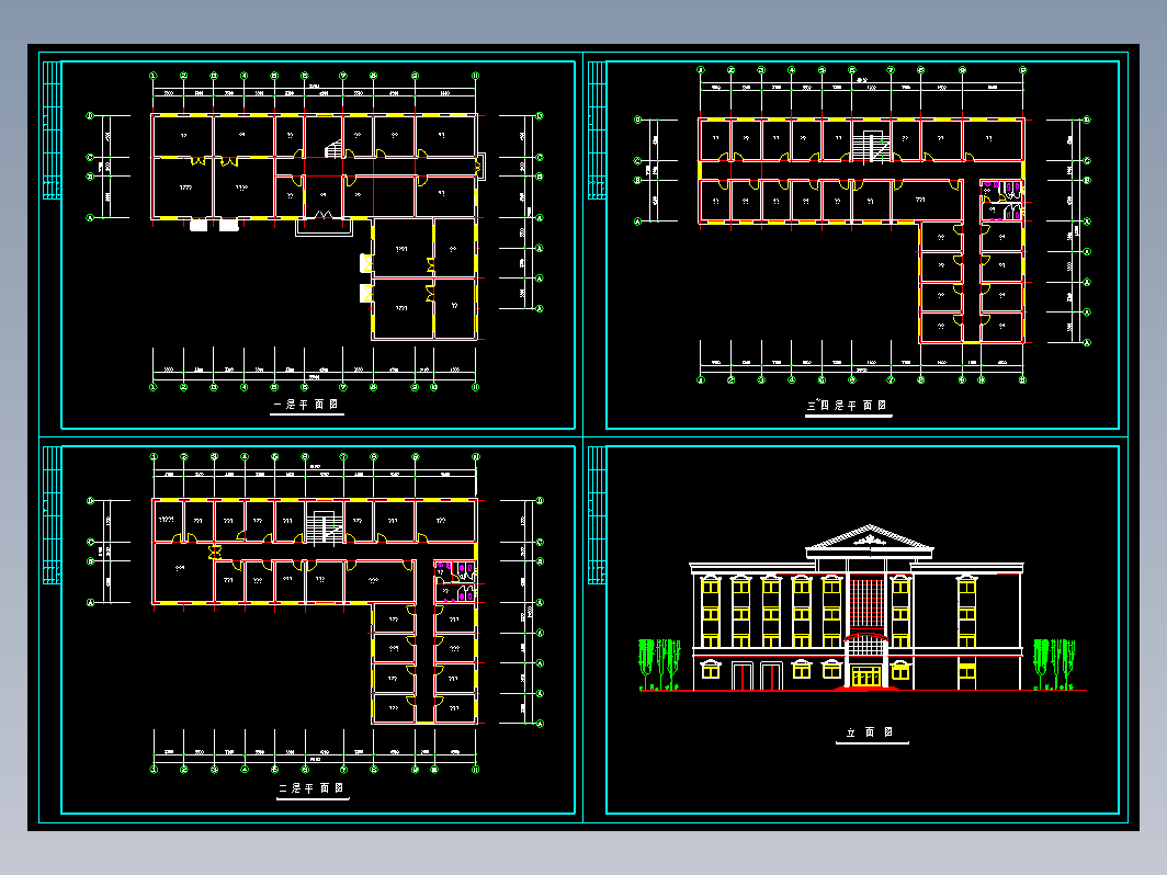 厂房及办公联建图纸