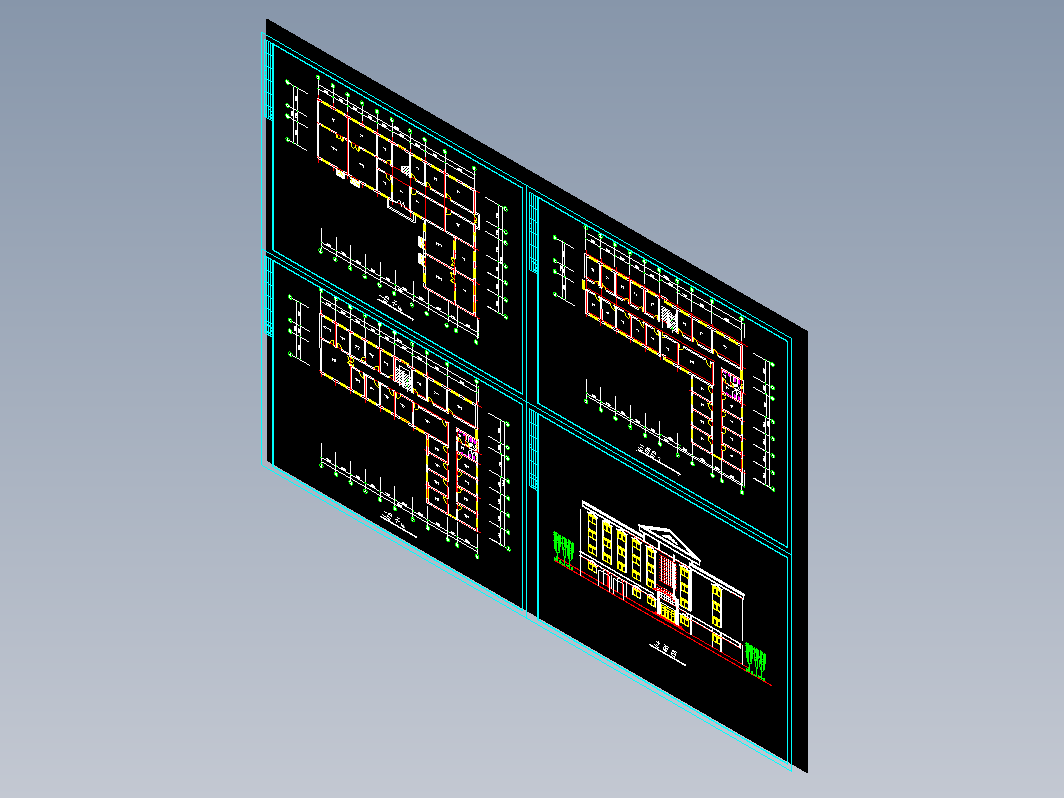 厂房及办公联建图纸