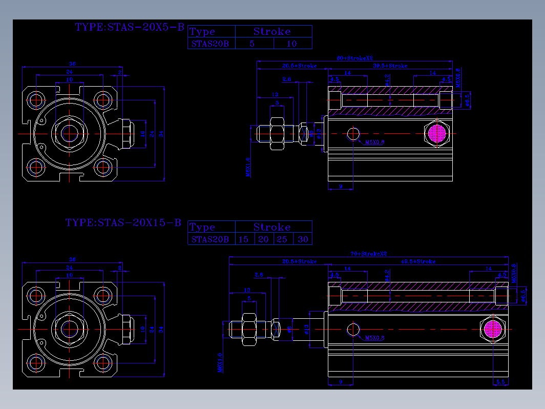 SDA气缸 83-STA-20-SW