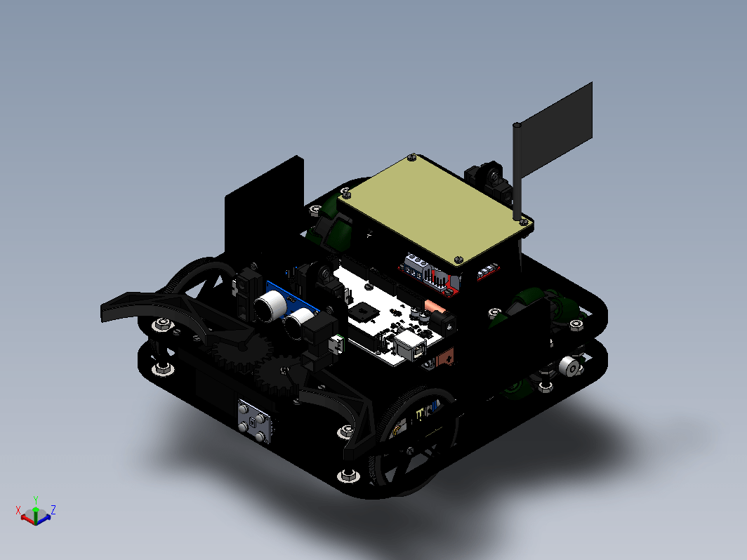 万向轮机器人车(Arduino系统)结构