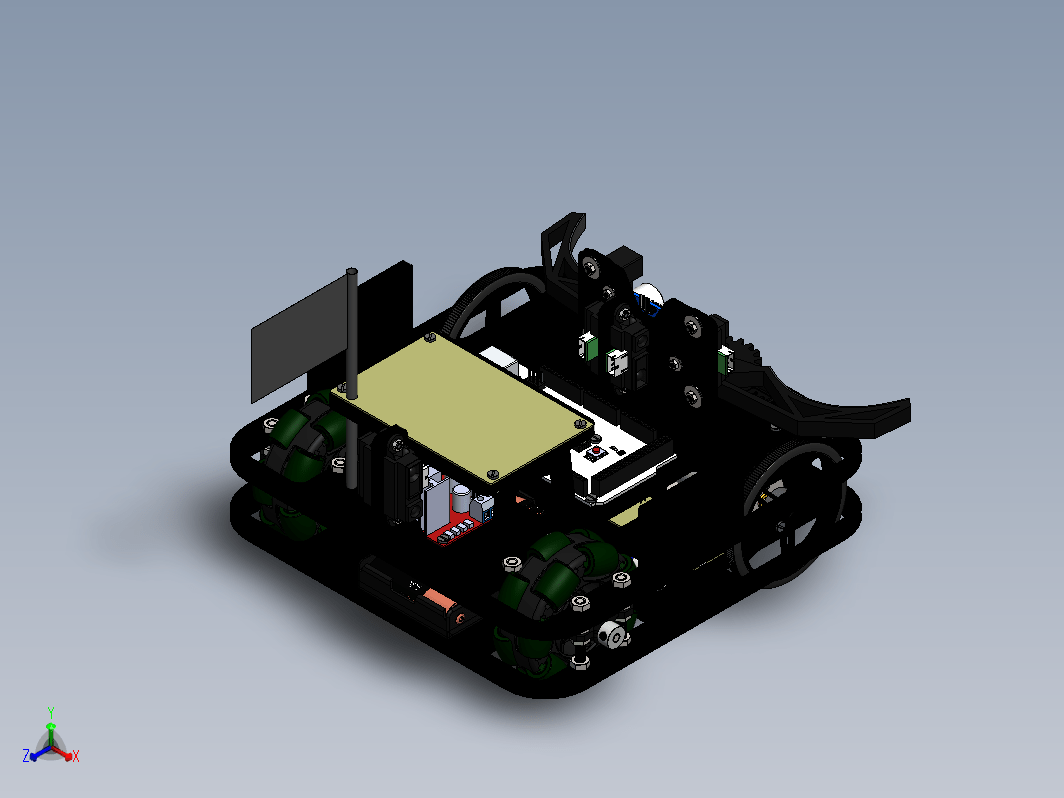 万向轮机器人车(Arduino系统)结构