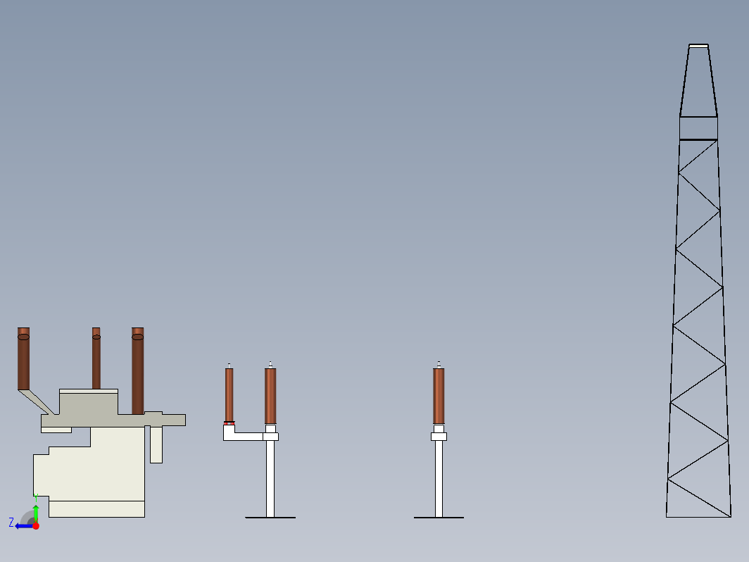 110 kV 变电站托架