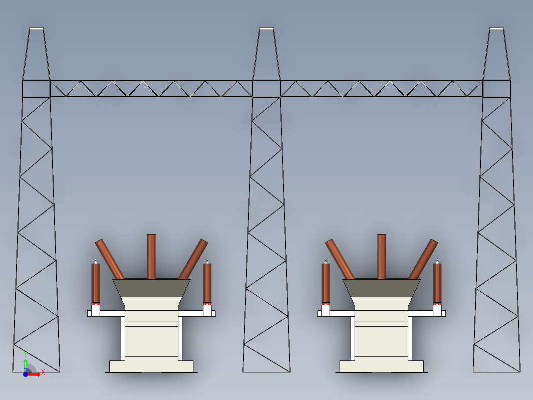 110 kV 变电站托架