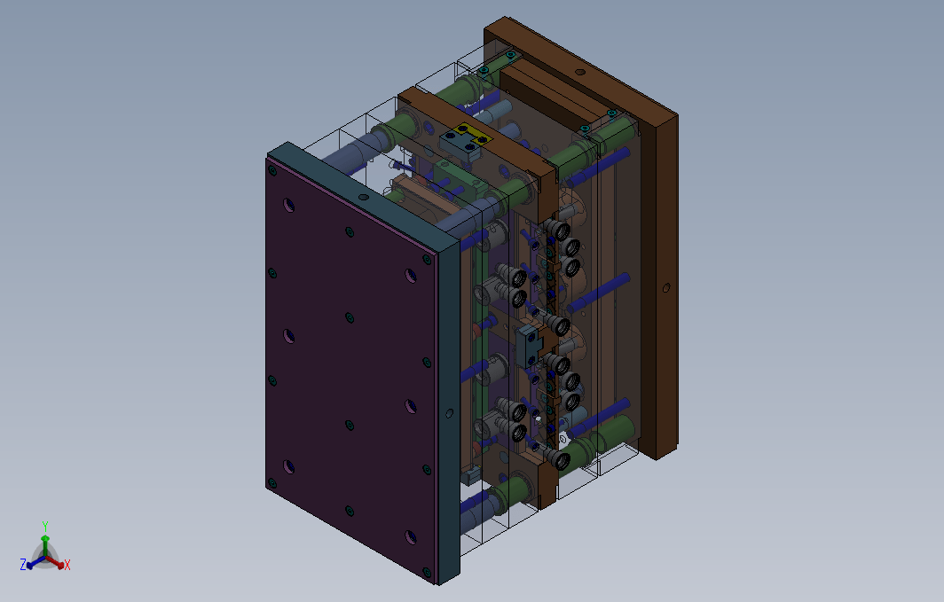 【989】塑料注射模具SW设计