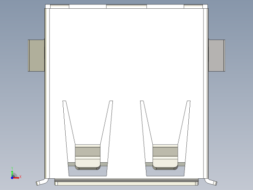 USB A 型母连接器 [PCB 通孔]缩略图