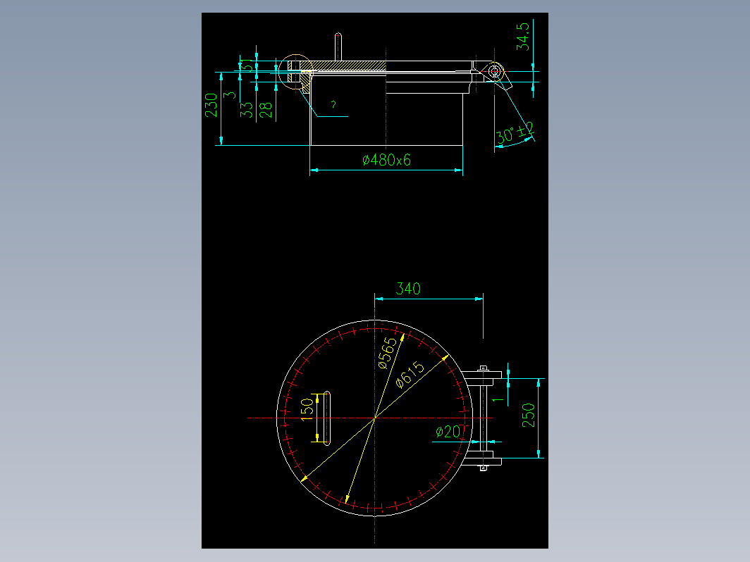 HG21596-99回转盖不锈钢法兰人孔 RF450-1.0.zip