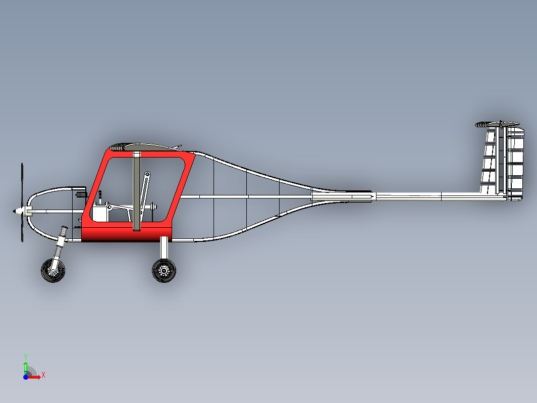 单人飞机结构 Aircraft Structure