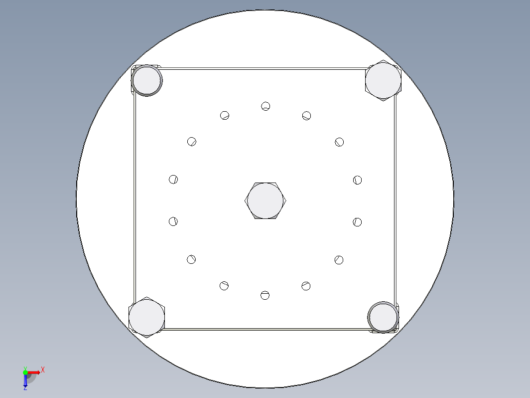 法兰钻孔夹具2