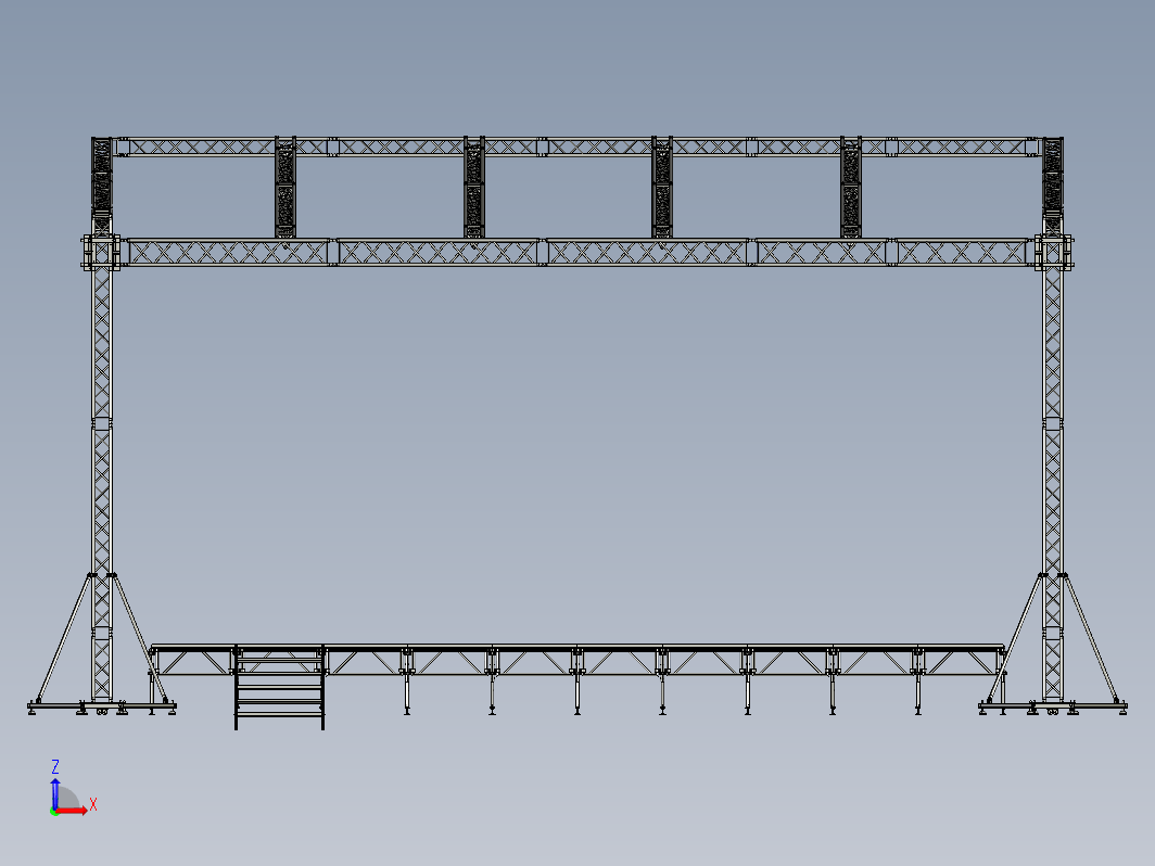 金子顶桁架+舞台组合