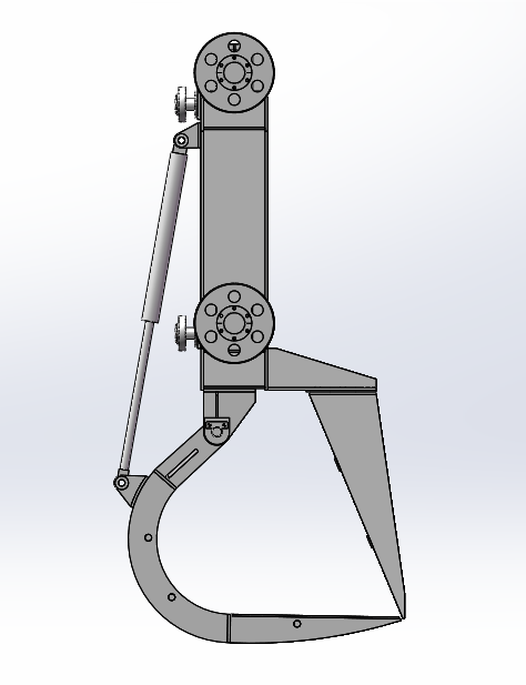 液压清污抓斗三维SW2017带参