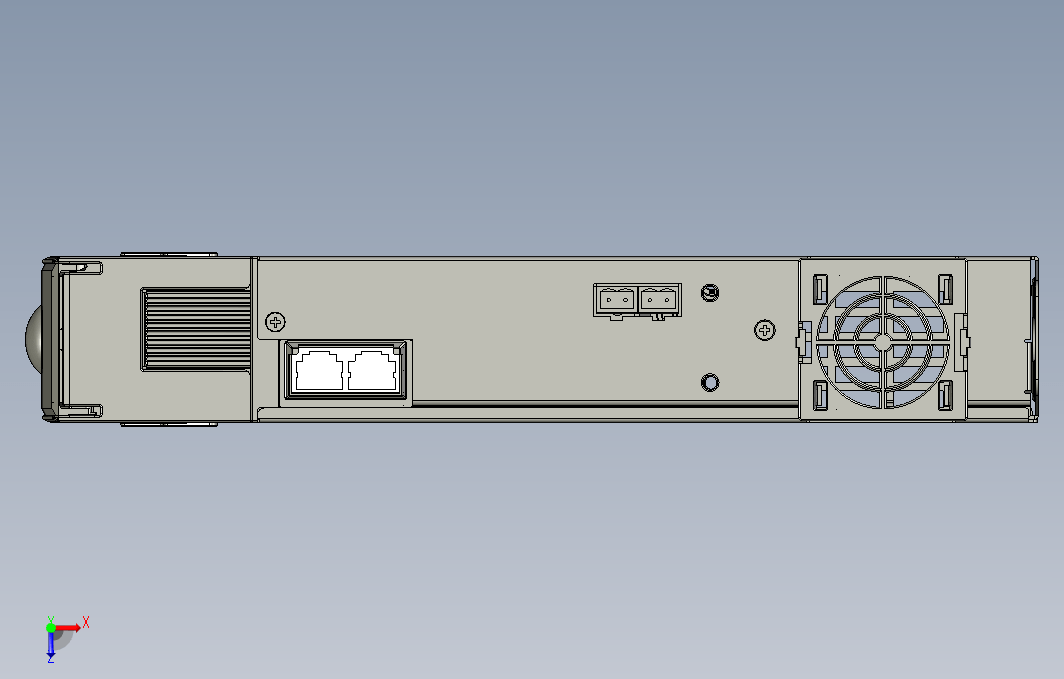 高性能多机传动驱动器STEP_B00(MD810-20M4T22G000+整机外形图)