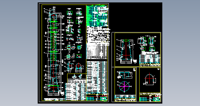 甲醇回收塔模型CAD+说明