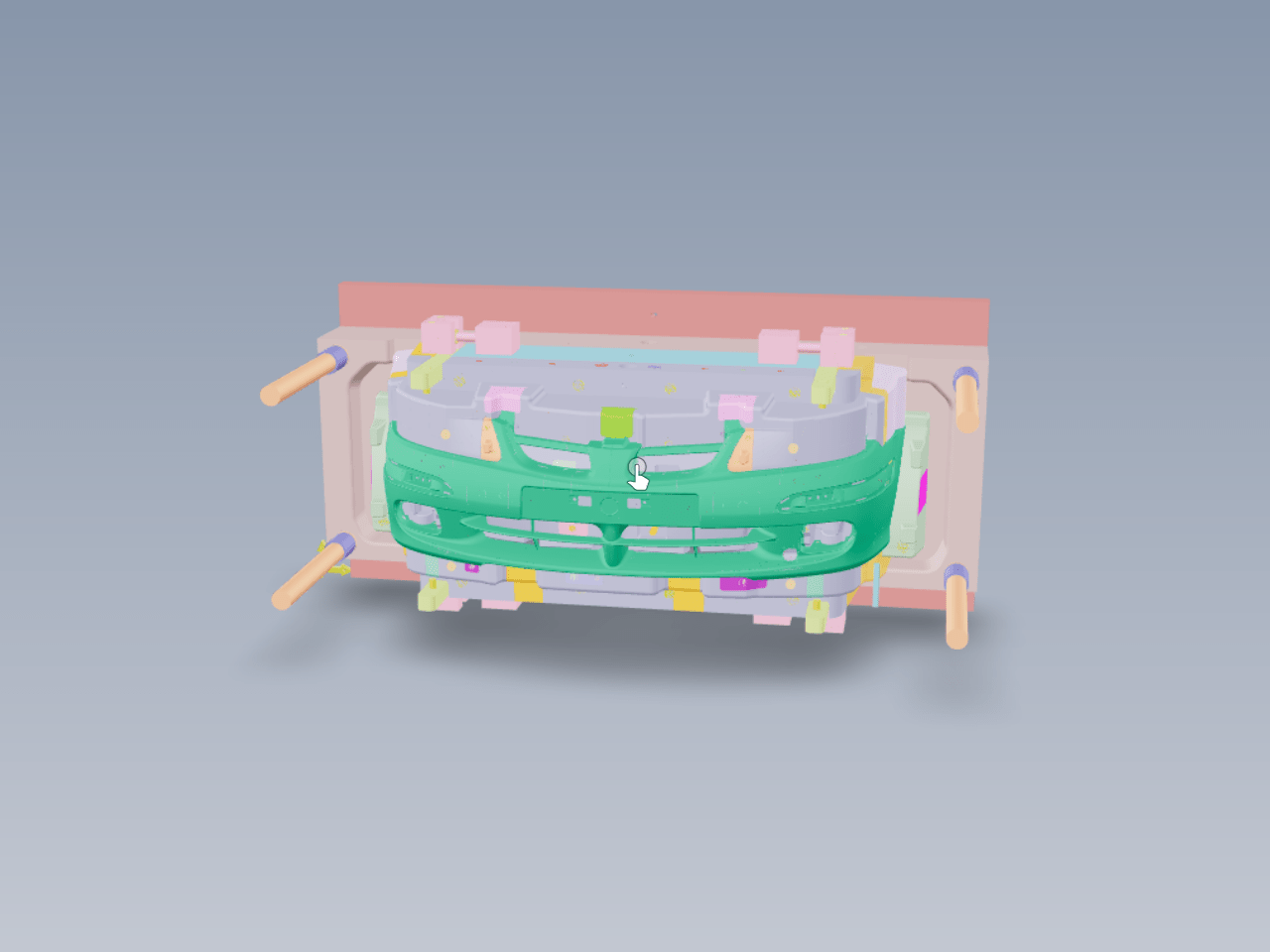 汽车保险杠模具