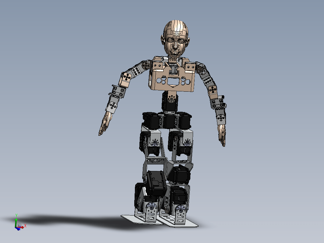 人形机器人结构 humanoid badaya