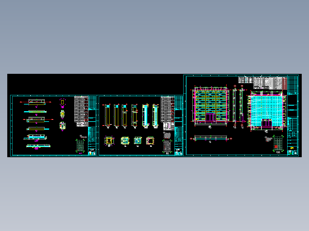 某框架结构建筑装配式PC构件详图