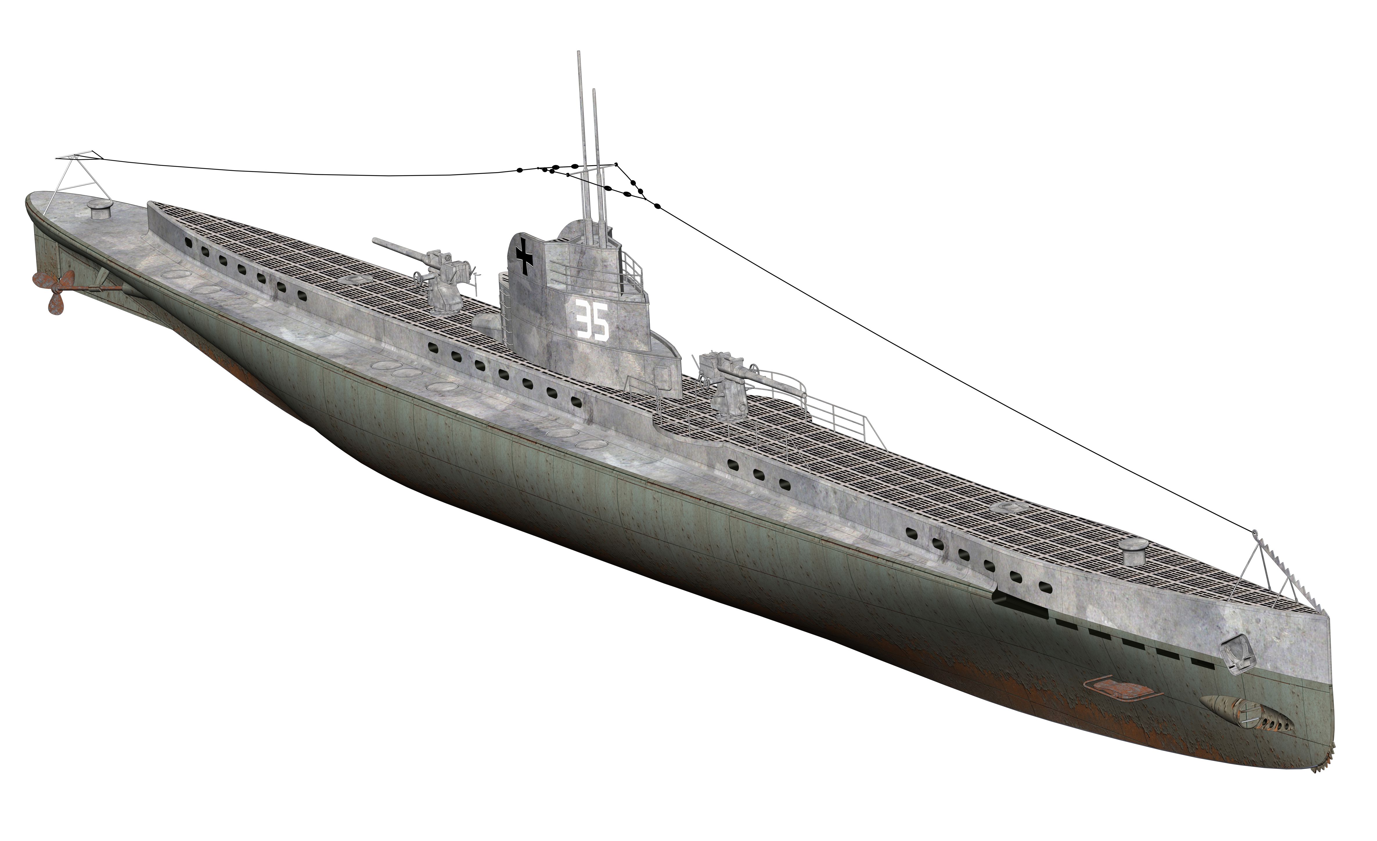 U型潜艇造型 U-boat