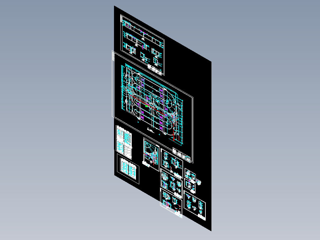 某氧化沟及污泥井施工设计图