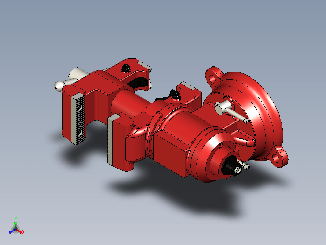 虎钳台钳卡钳-bench-vise--4 4 IGS DWG