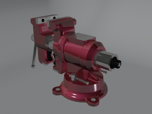 虎钳台钳卡钳-bench-vise--4 4 IGS DWG缩略图