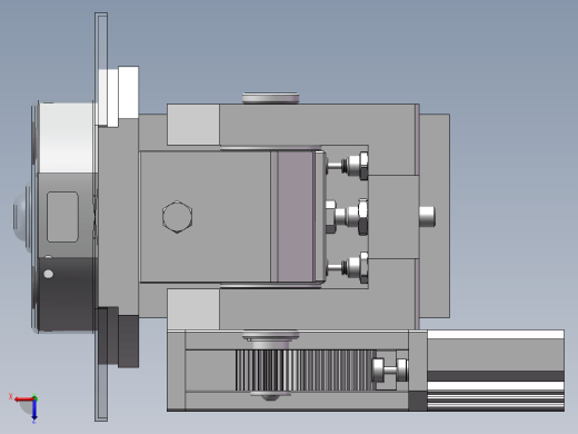 齿轮齿条旋转机构缩略图