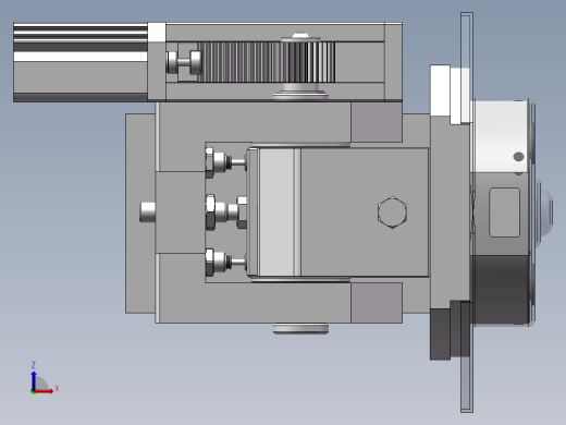 齿轮齿条旋转机构缩略图