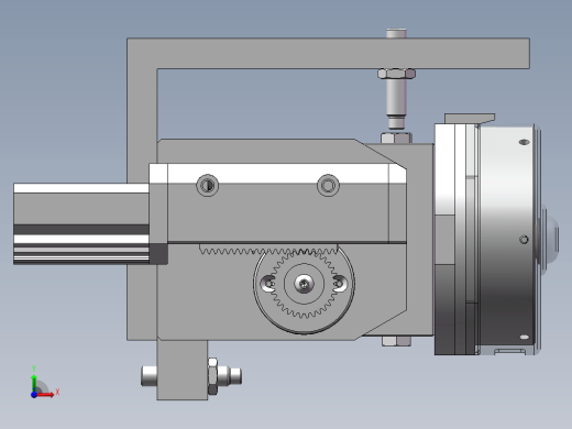 齿轮齿条旋转机构缩略图