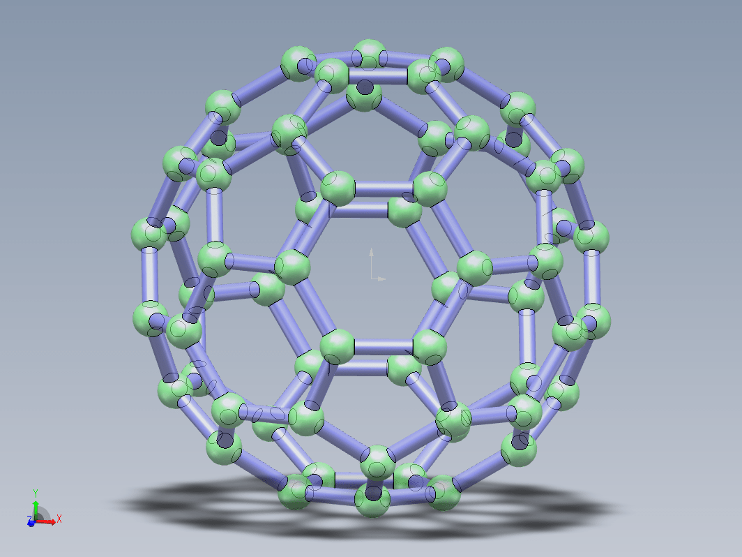 C60分子结构