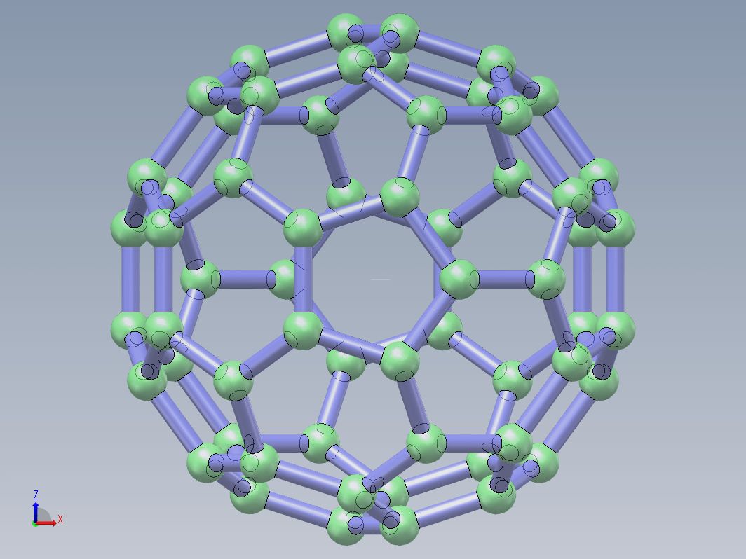 C60分子结构