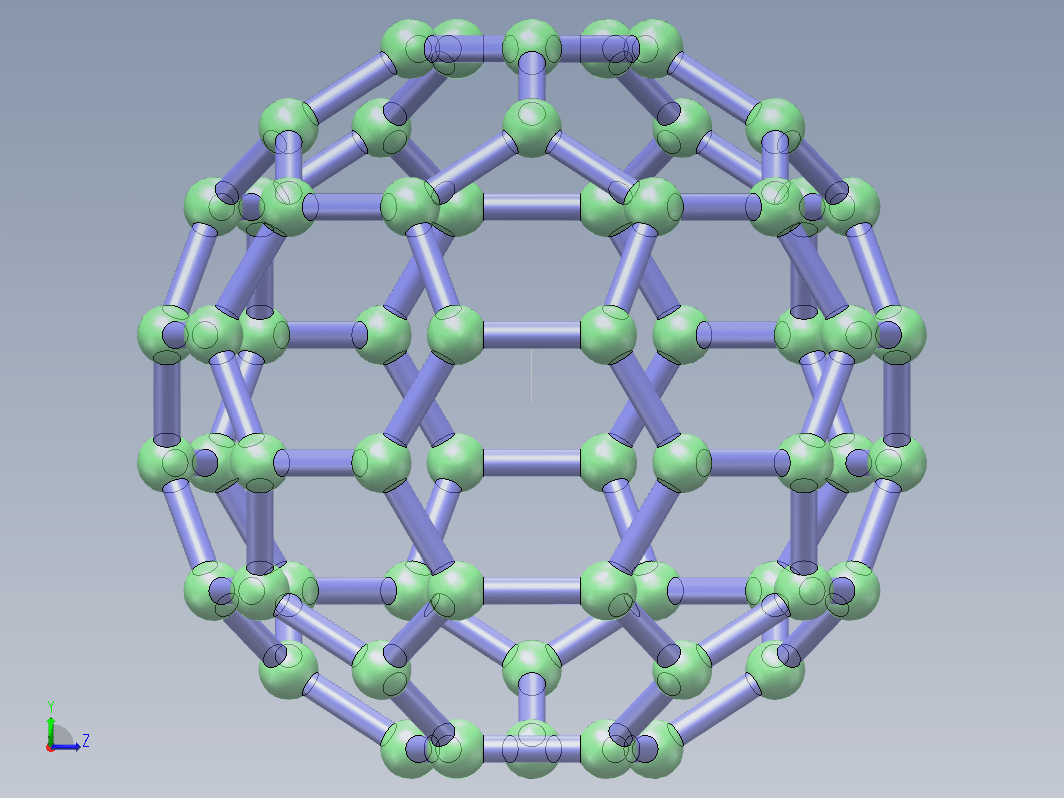 C60分子结构