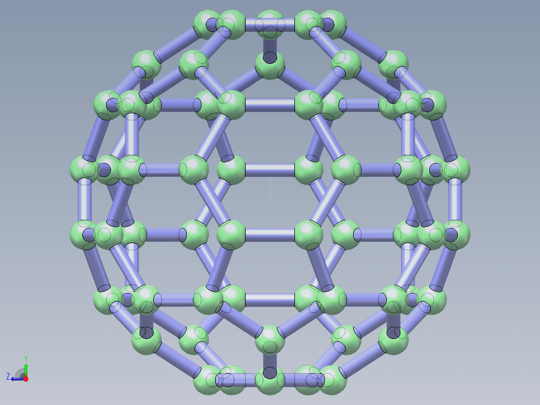 C60分子结构