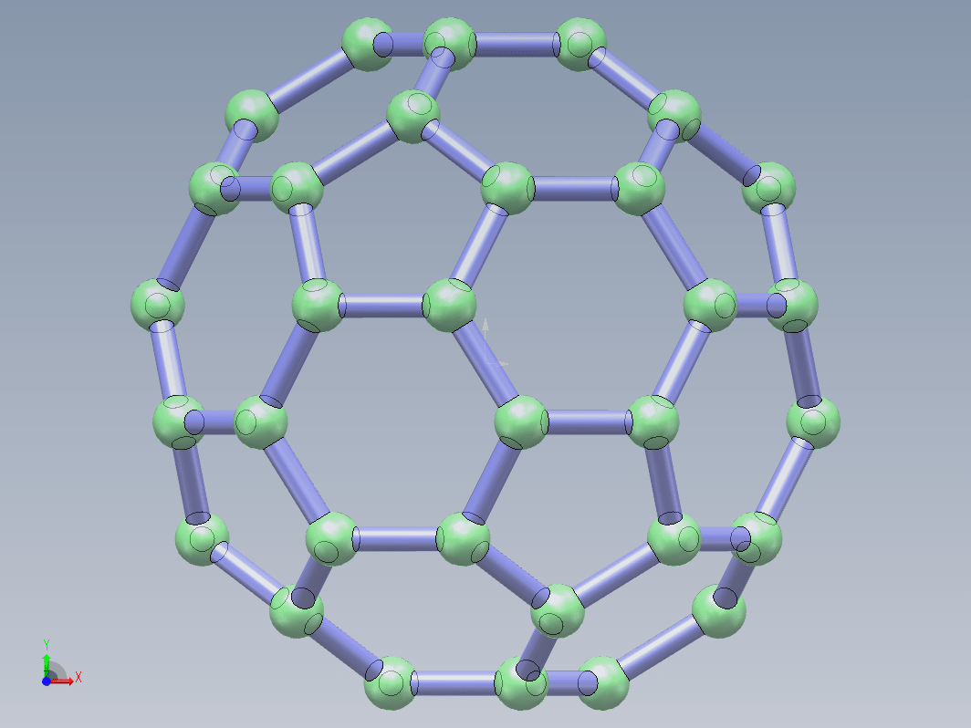 C60分子结构