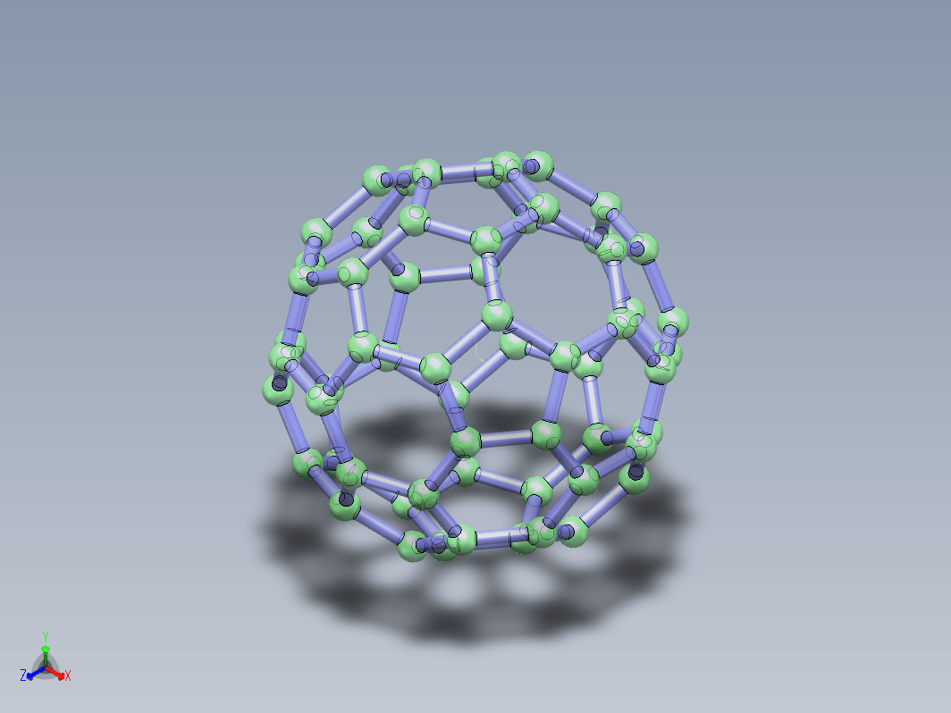 C60分子结构