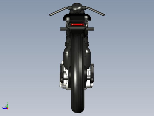 简易本田C70摩托车模型缩略图