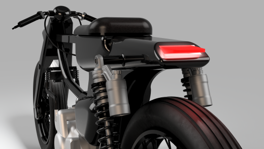 简易本田C70摩托车模型缩略图