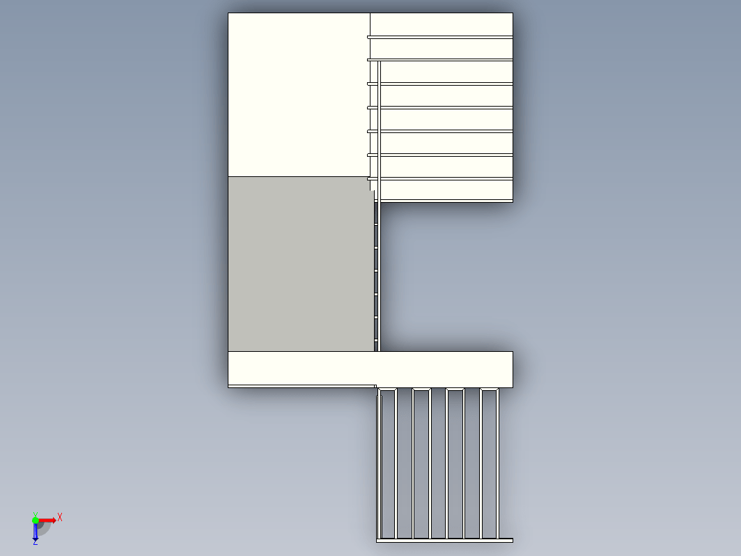 楼梯， 栏杆， 扶手，