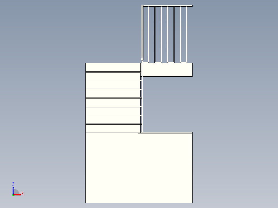 楼梯， 栏杆， 扶手，