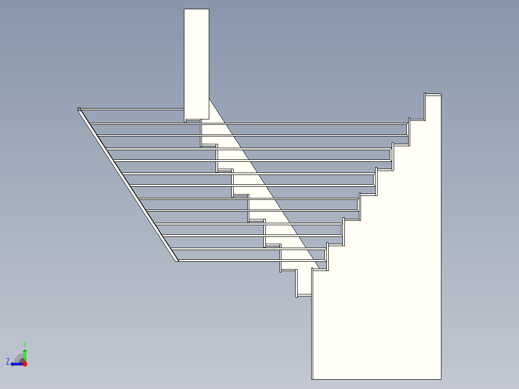 楼梯， 栏杆， 扶手，