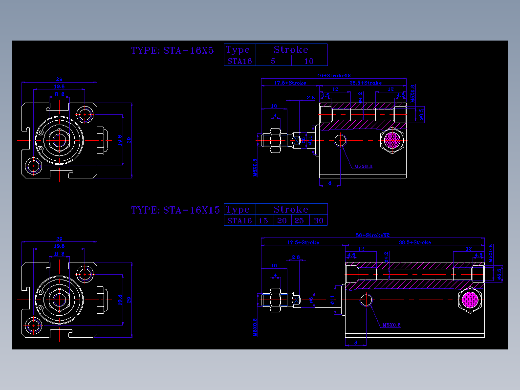 SDA气缸 83-STA-16-BZW