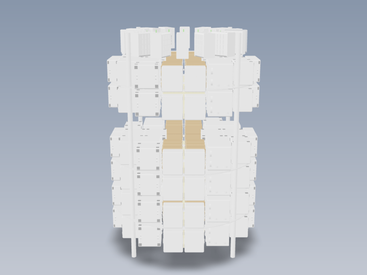 径向滑动货架系统（WIP）