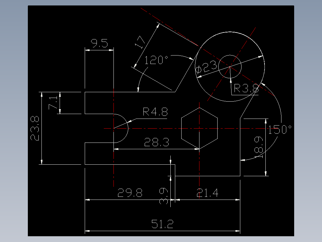 CAD机械零件图-机械制图7