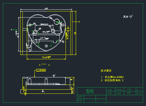 迷你闹钟后盖毕业设计