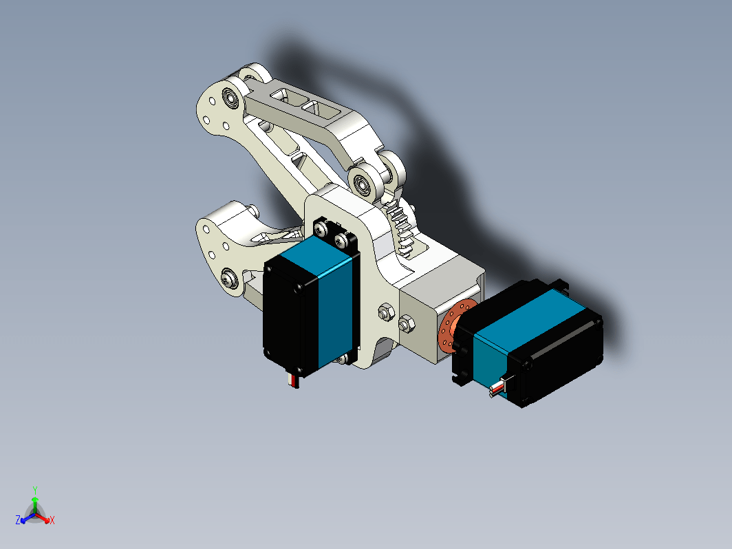 3D打印的铰接夹持器结构