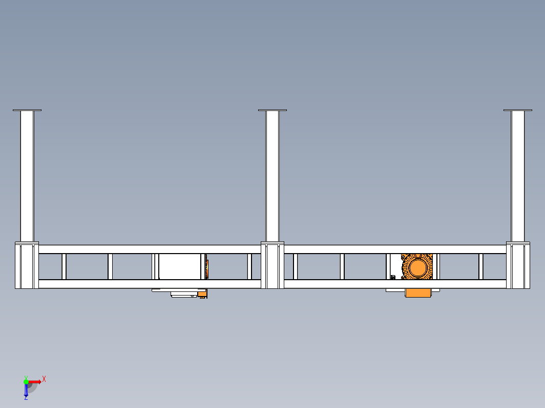 大型龙门架轨道