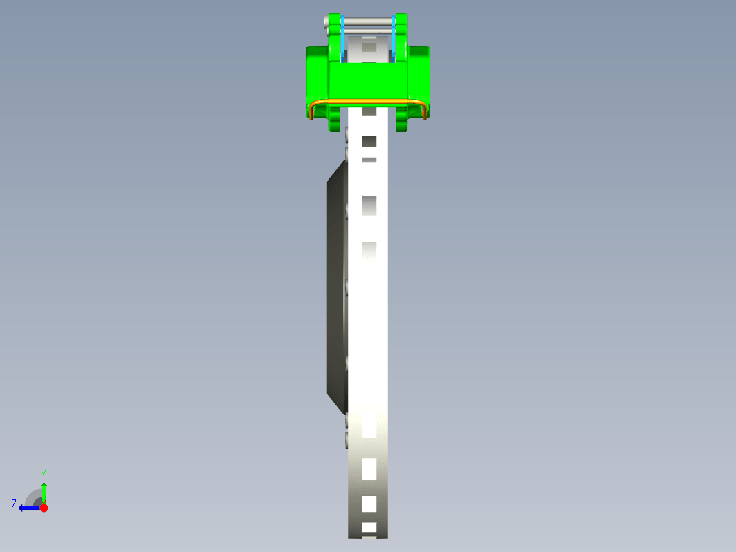 定钳盘式制动器三维ProE5.0带参