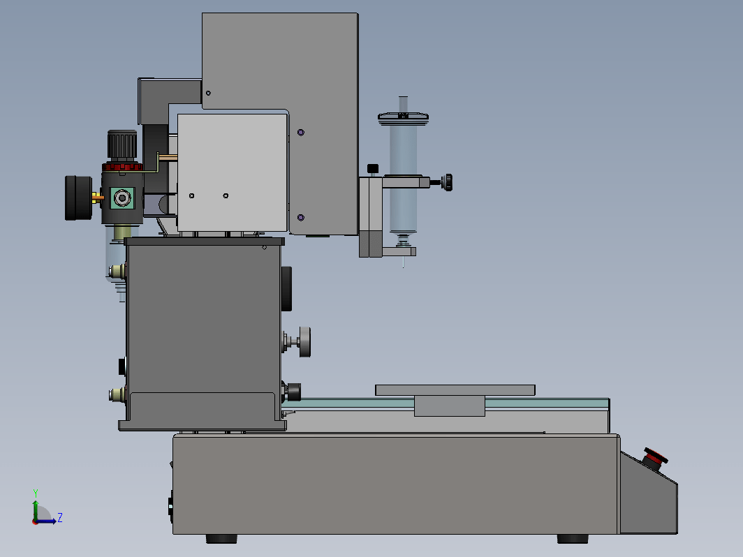 桌面式三轴点胶机（300行程、量产图纸）